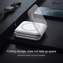 3-in-1 Foldable MagSafe &  Compatible Wireless Charger with 15W Fast Charging for iPhone, AirPods & Apple Watch