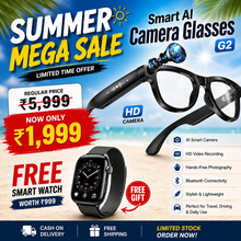 Smart AI Camera Glasses G2 with 🎁 FREE Smart Watch series 11