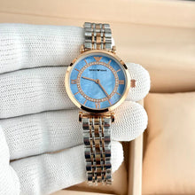 ARP Emp**io Two-Tone Ladies' Watch with Blue Mother-of-Pearl Dial
